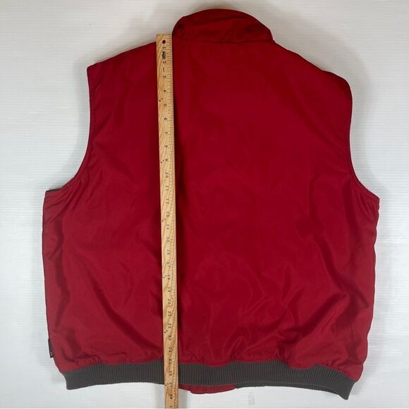 Chaps Vest Red Men's XXL Fall Winter Zipper - Picture 6 of 7